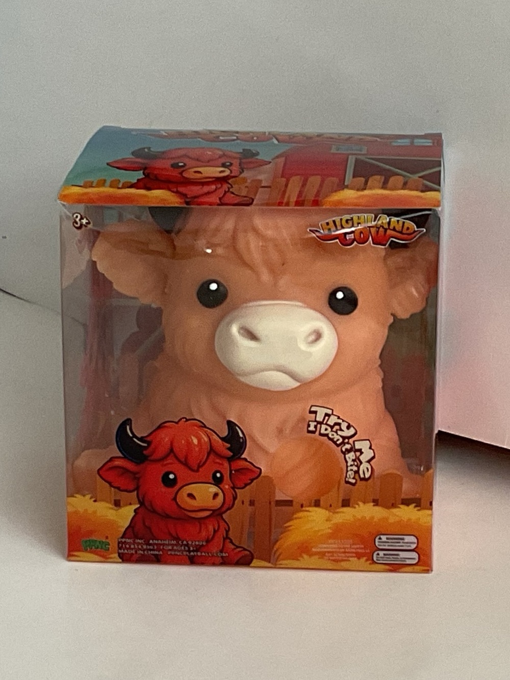 Highland Cow Squishy Toy TikTok Viral Squeezy PPNC